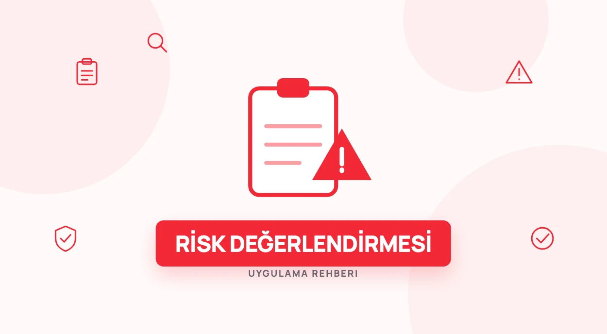 Risk değerlendirmesi raporu ve uyarı işareti simgesi